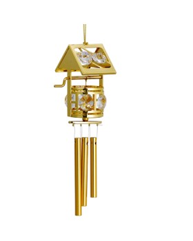 24K GOLD PLATED WIND CHIM WISH MAKING WELL 24K GOLD PLATED WIND CHIM WISH MAKING WELL